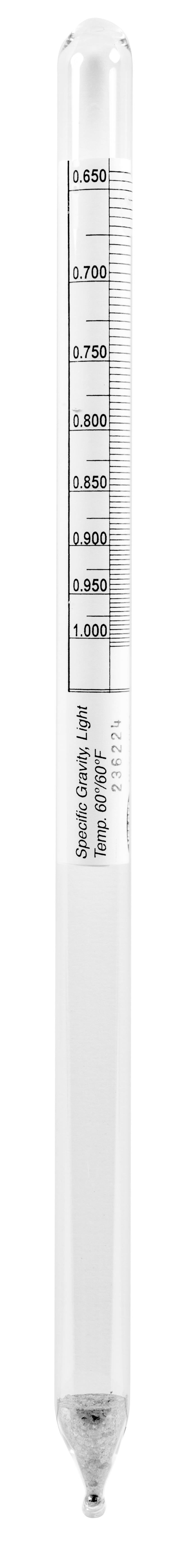 Precision Specific Gravity Hydrometers - 305mm - 6603 Series - Heathrow Scientific