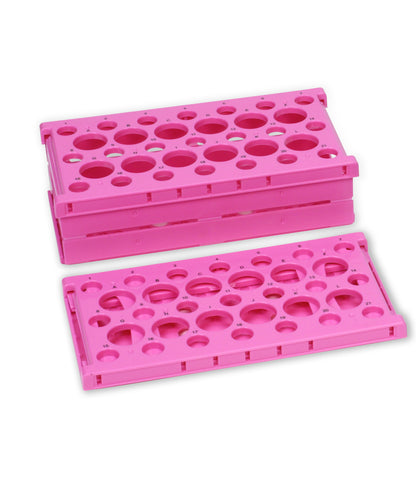 HS24320P - Heathrow Scientific Pop-Up Tube Rack 15mL 50mL Combo Pink Pack of 2