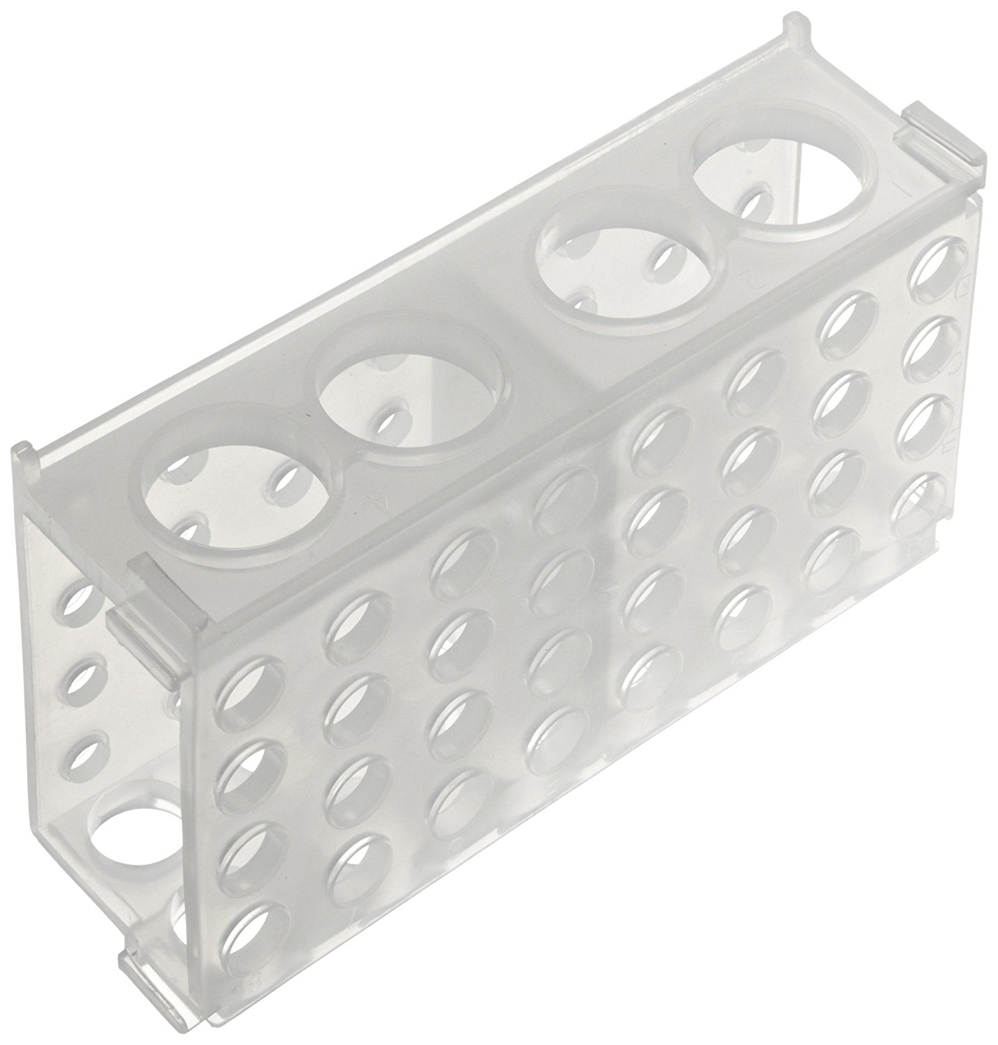 HS29022A - Heathrow Scientific 4-Way Tube Rack Natural Pack of 5 - Holds 50mL 15mL 1.5mL 0.5mL