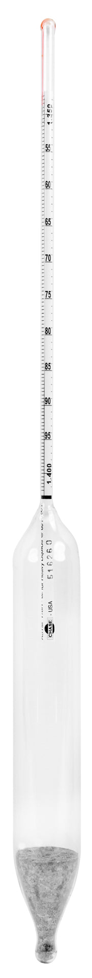 Heathrow Scientific ASTM Specific Gravity Hydrometers - 6700 Series