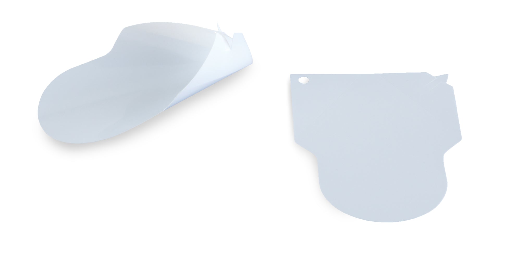 Heathrow Scientific 120656 Dual Purpose Scoop Large Polystyrene White Pack of 100 alternate view