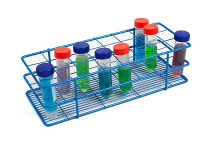 Heathrow Scientific Coated Wire Tube Racks - HDPE Epoxy | Chemical Resistant