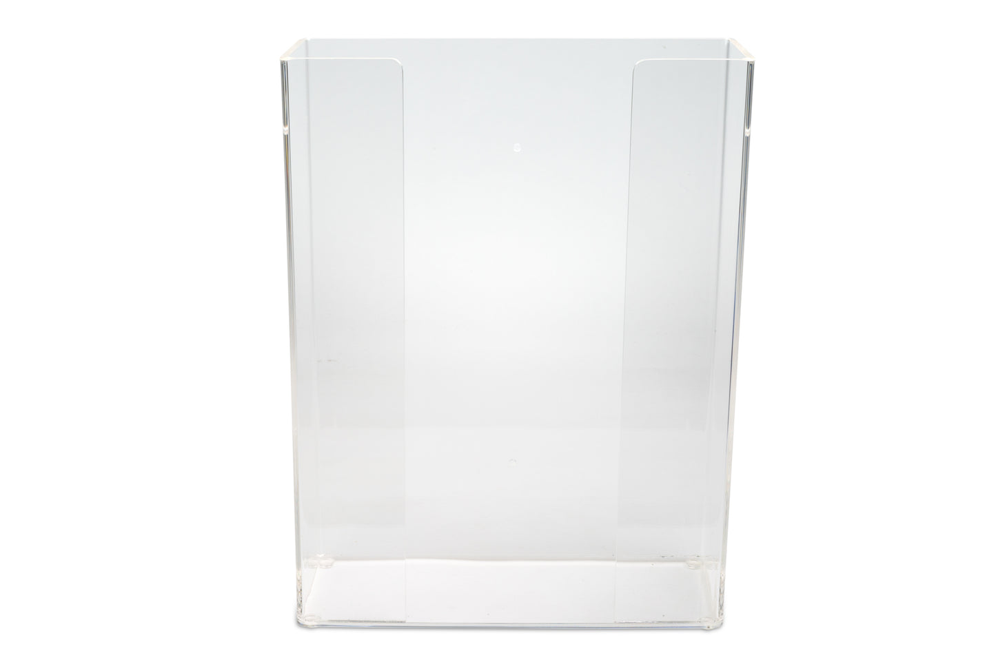 3-Glove Box Acrylic Holder Clear wall-mount