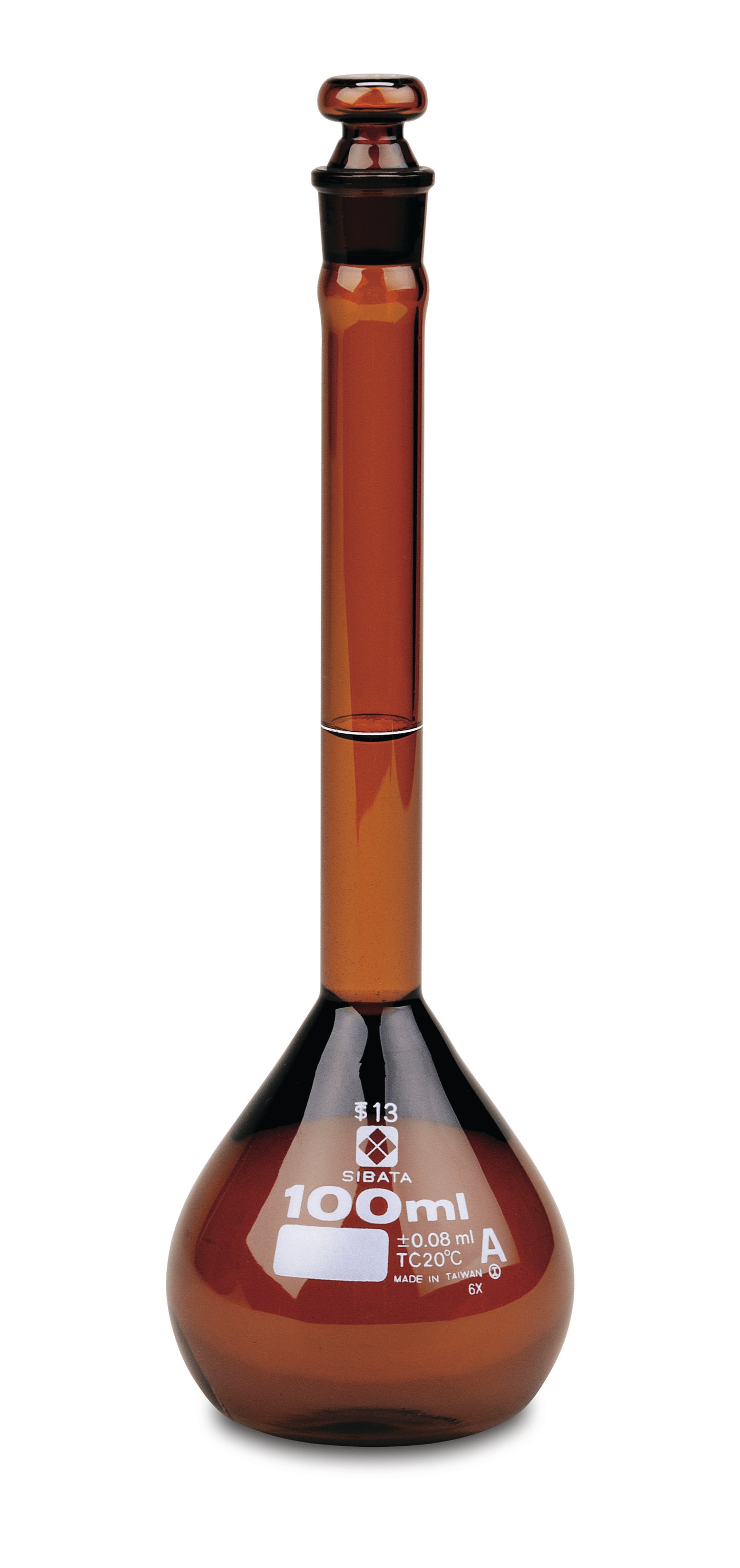 Heathrow Scientific Volumetric Flasks - 2307A Series | Amber Class A Glass