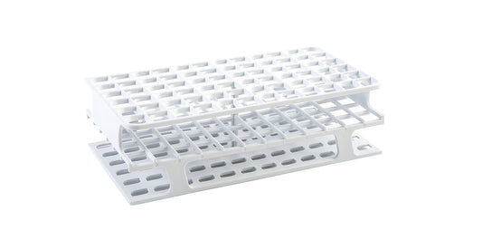 OneRack® Full-Size Tube Rack, Polypropylene - 13mm 72-Place White