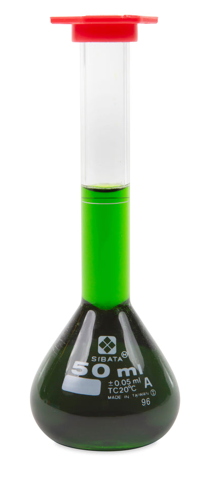 2303A-50 - SIBATA Class A Snap Cap Volumetric Flask 50 mL ASTM E-288