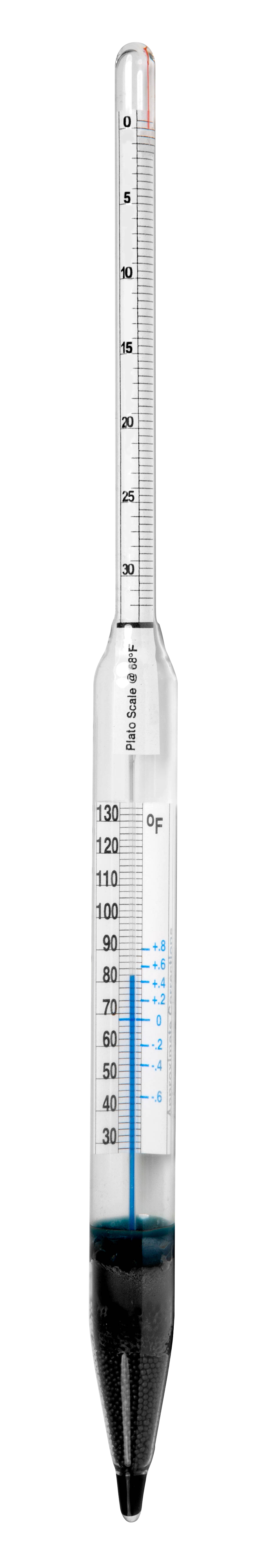 6614TS-8 - VEE GEE Plato Hydrometer 0 to 32