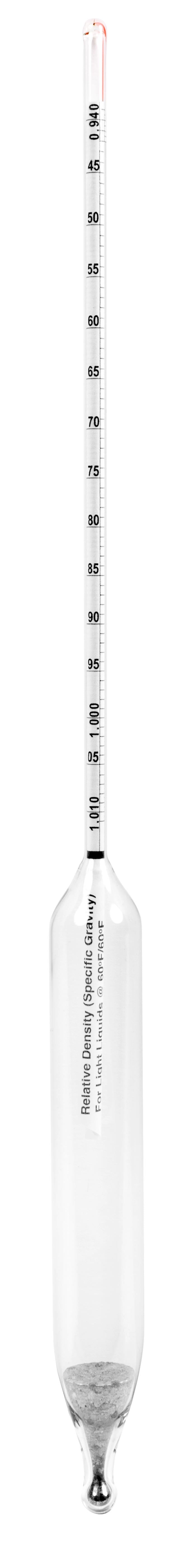 Precision Specific Gravity Hydrometers - 330mm - 6602 Series - Heathrow Scientific