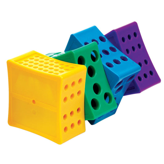 HS29040B - Heathrow Scientific Rota-Rack Rotating Tube Rack Assorted Colors 4 Tube Sizes Autoclavable