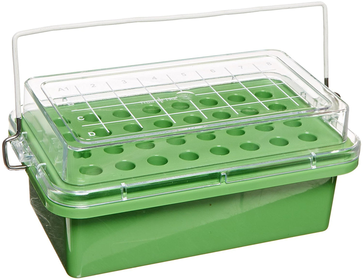 Heathrow Scientific True North Mini Cooler 32-well 0°C Clear lid Green (SKU 120071) - image 2