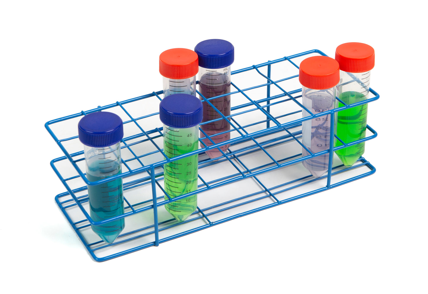 Heathrow Scientific Coated Wire Tube Racks - HDPE Epoxy | Chemical Resistant