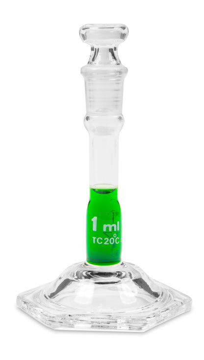 Class A Volumetric Flasks - Glass Stopper - Heathrow Scientific - 2306A-1 - Heathrow Scientific