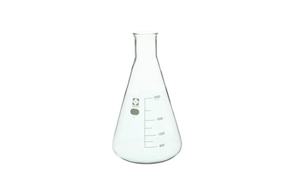 10530-2000 - SIBATA Erlenmeyer Flask 2000 mL Borosilicate Heavy-Duty Rim