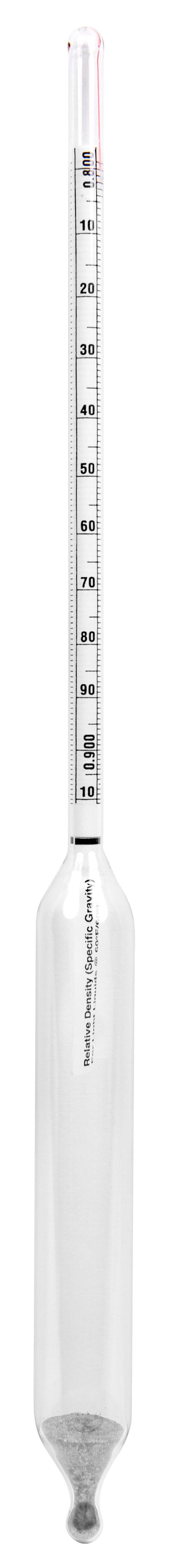 Precision Specific Gravity Hydrometers - 305mm - 6603 Series - Heathrow Scientific