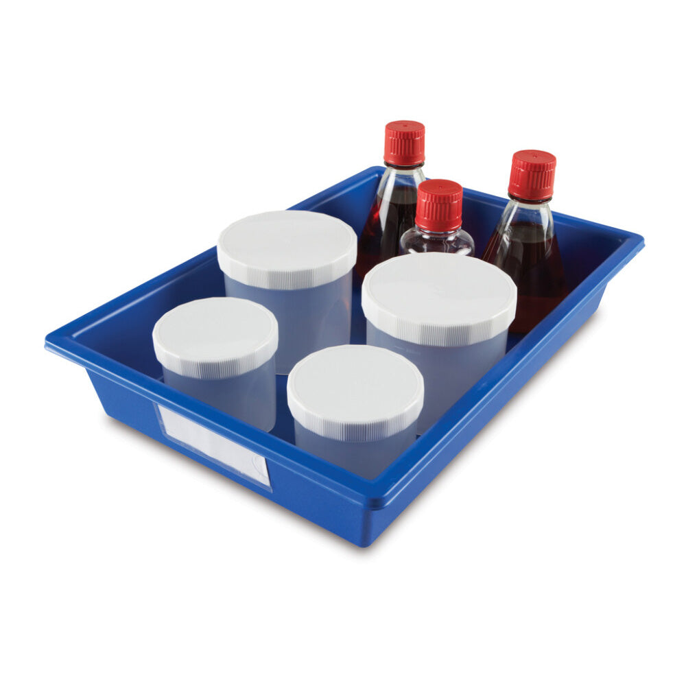 Heathrow Scientific 120172 Droplet Sample Storage Tray Polystyrene Blue 24 Wells 58mm Alternate View