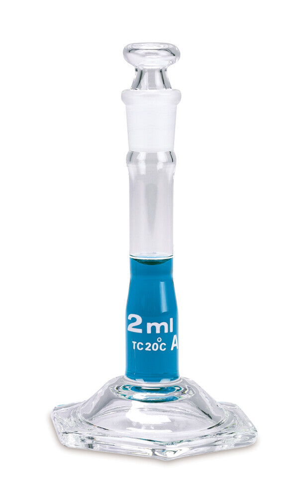 Class A Volumetric Flasks - Glass Stopper - Heathrow Scientific - 2306A-2 - Heathrow Scientific