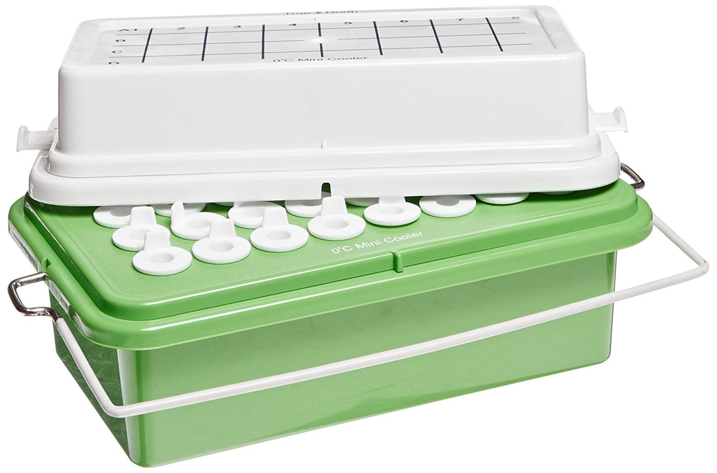 Heathrow Scientific True North Mini Cooler 32-well 0°C Gel Filled lid Green (SKU 120072) - image 2