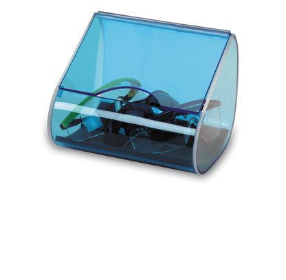 Heathrow Scientific HS1041 Safety Eyewear Storage Acrylic Blue