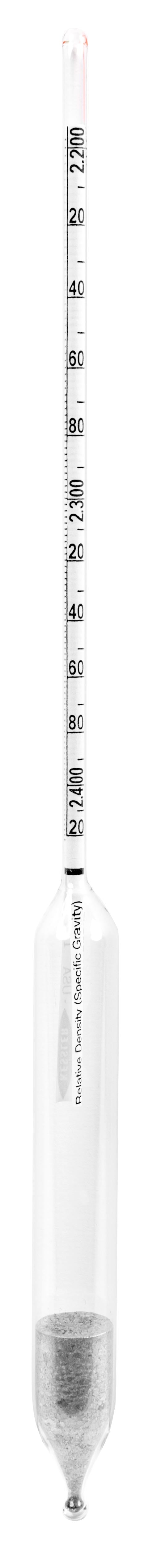 6603-21 - VEE GEE Scientific Hydrometer SG 2.200–2.420 (0.002 subdiv)