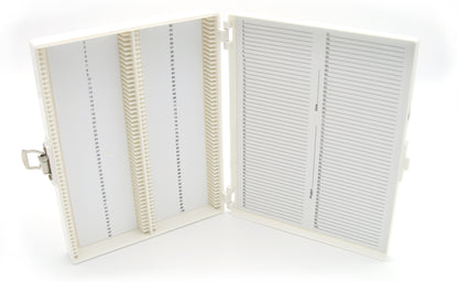 Premium Microscope Slide Box - 100-Place Foam Lining - 15994 Series - Heathrow Scientific