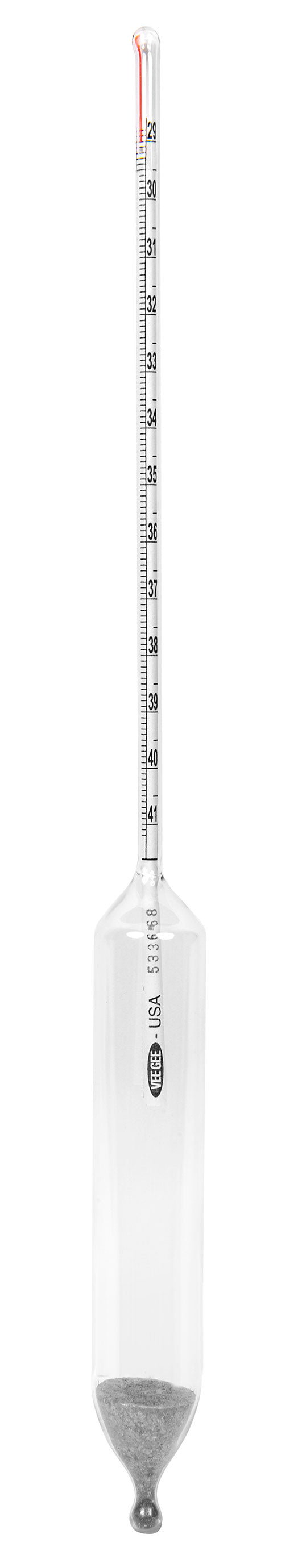 6601-4 - VEE GEE Brix Hydrometer 29 to 41