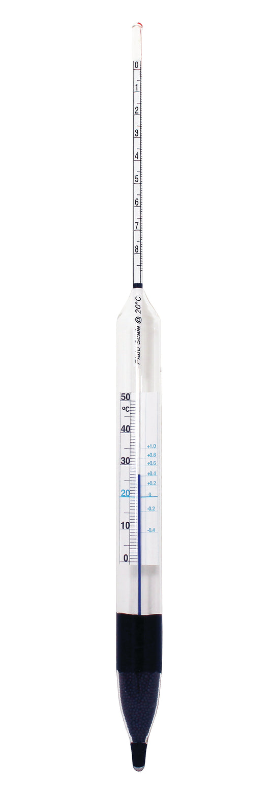 6614TS-5 - VEE GEE Plato Hydrometer 0 to 8.5