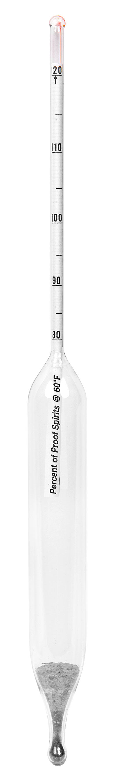 Heathrow Scientific Alcohol Proof Hydrometers - 6613 Series | IRS Specification