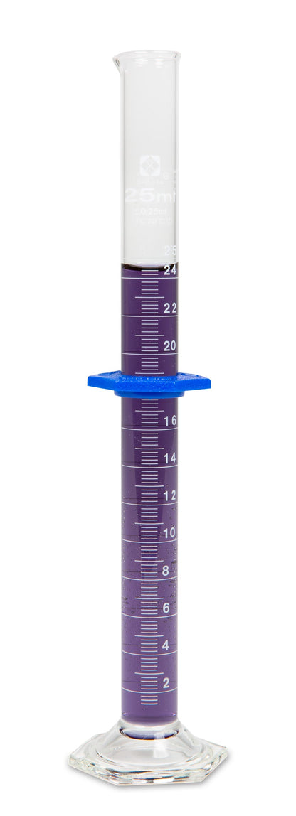 Class B Glass Graduated Cylinders - Borosilicate - Heathrow Scientific - 2351-25 - Heathrow Scientific