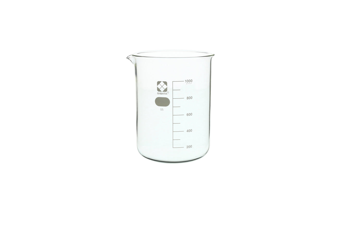 10020-1000A - SIBATA Glass Beaker 1000 mL Clear