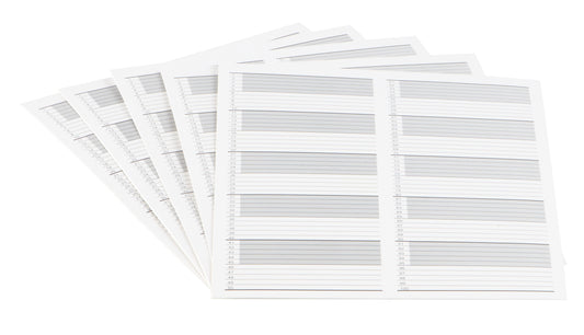 Heathrow Scientific 120618 Inventory Cards Cardboard White