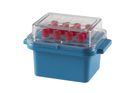 Heathrow Scientific True North Mini Cooler 12-well -20°C clear lid blue (SKU 120073) - image 2