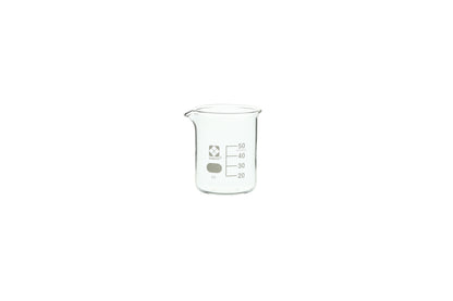 10020-50A - SIBATA Glass Beaker 50 mL Clear