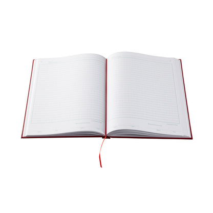 Heathrow Scientific HS8610D Laboratory Notebook 200-Page Lined (Red) Acid-Free Hardbound alternate view