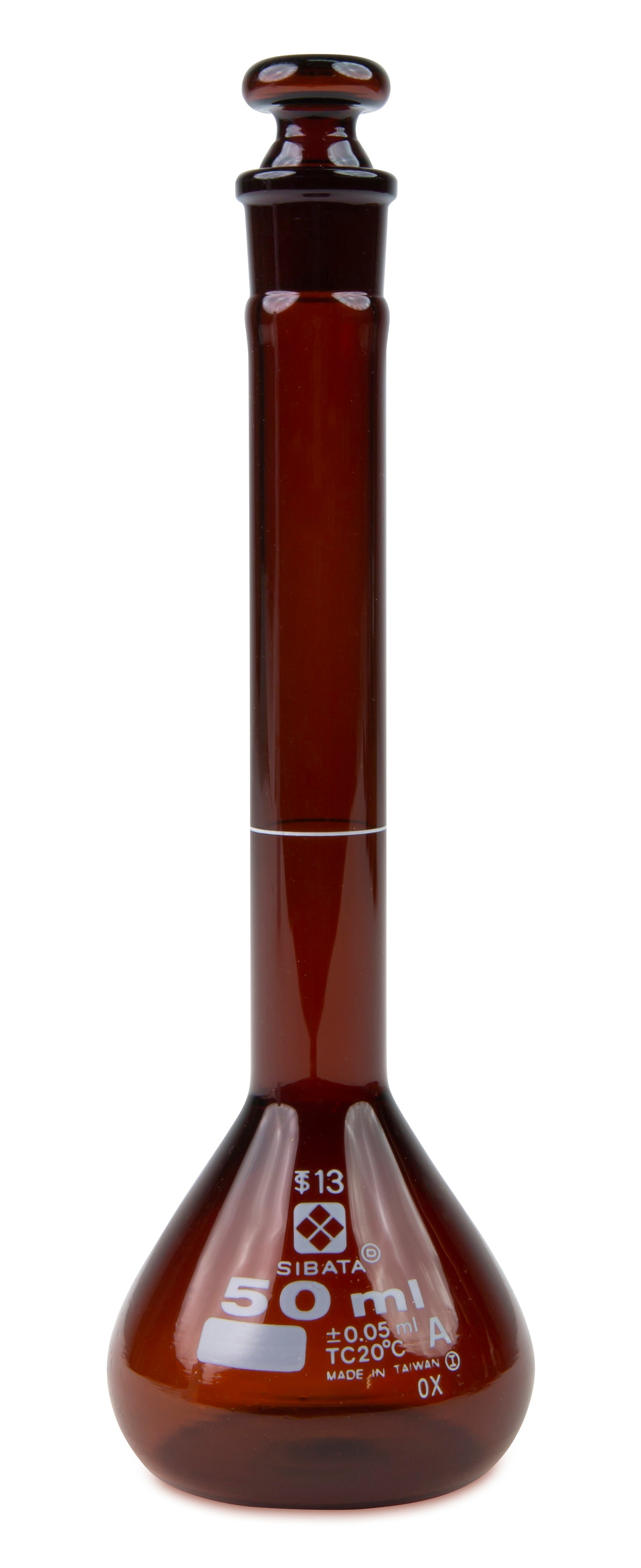 Heathrow Scientific Volumetric Flasks - 2307A Series | Amber Class A Glass