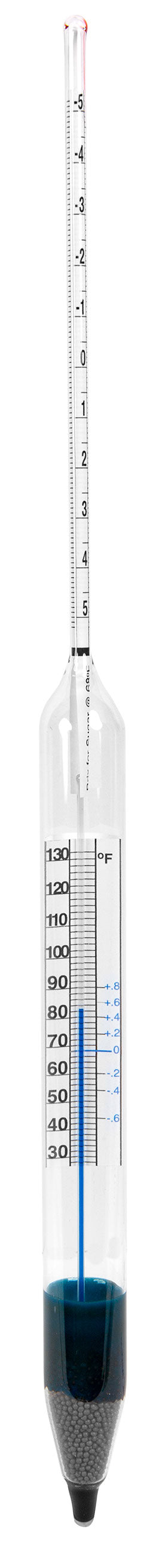6601TS-13F - Brix Hydrometers with Thermometer (°F)