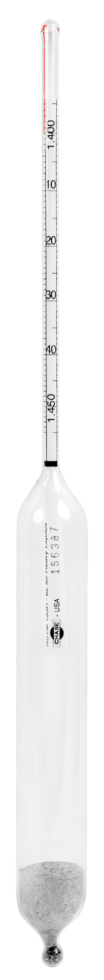 Heathrow Scientific ASTM Specific Gravity Hydrometers - 6700 Series