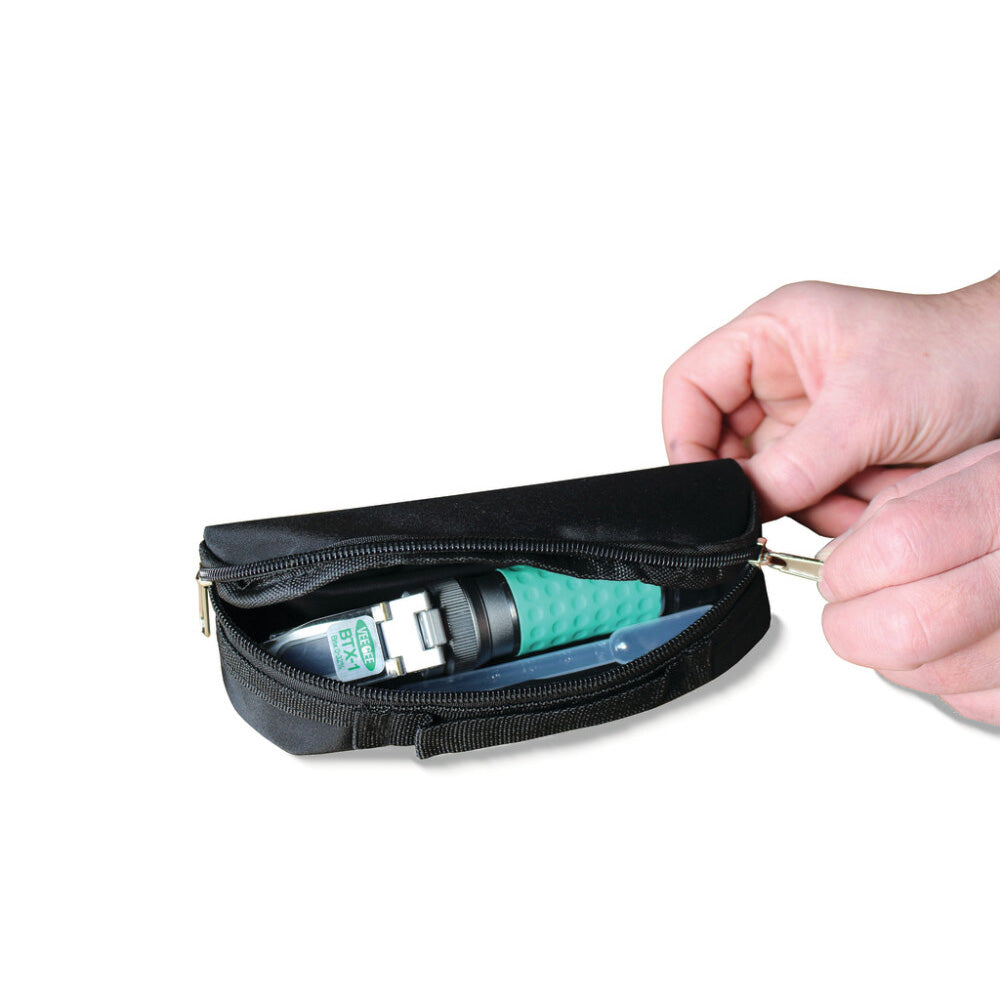 VEE GEE 43RP-008 Soft Fabric Carrying Case for X-Series Handheld Refractometers 43000 Series Black