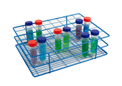 Heathrow Scientific Coated Wire Tube Racks - HDPE Epoxy | Chemical Resistant