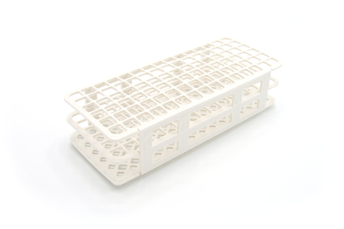 HS243073W - Heathrow Scientific Fold & Snap Test Tube Rack 13mm 90-Place, White