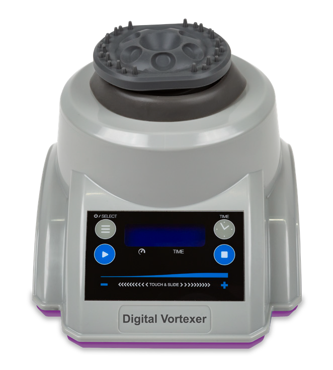 120805 - Digital Vortexer, Grey/Purple, 100-240 VAC, 50/60 Hz
