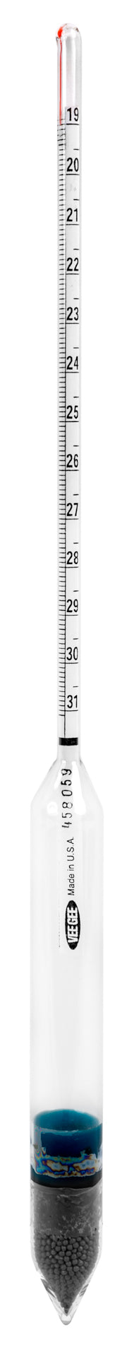 Heathrow Scientific Baumé (Heavy) Hydrometers - 6609 Series