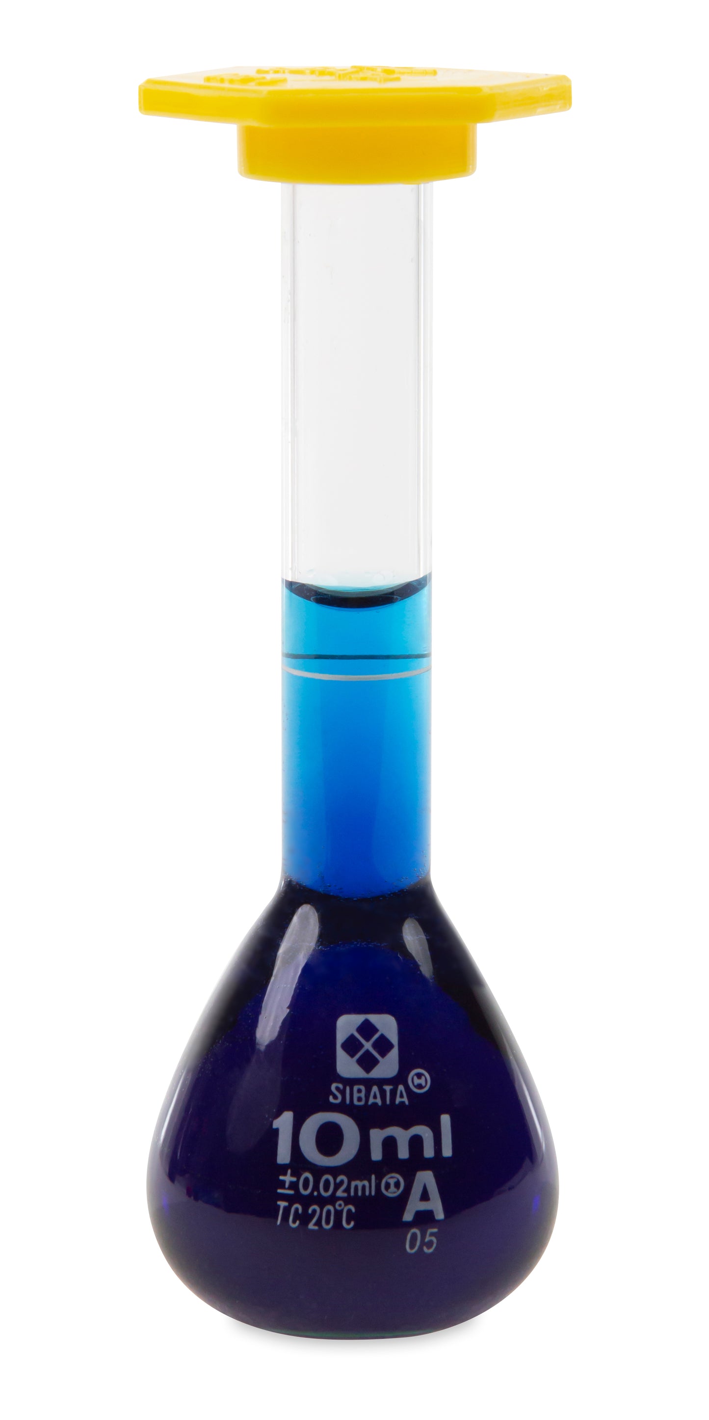 2303A-10 - SIBATA Class A Snap Cap Volumetric Flask 10 mL ASTM E-288