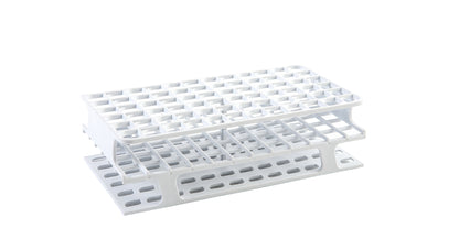 Heathrow Scientific OneRack® Test Tube Racks - POM — Full-Size | 13mm (72-Place) / White, HS27511A
