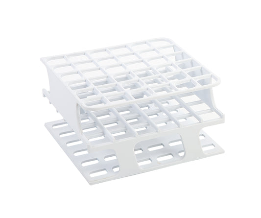 OneRack® Half-Size Tube Rack, POM - 20mm 20-Place White
