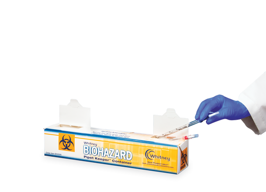 Heathrow Scientific BH2006 Biohazard Pipet Keeper Container 2300cc 15in Pipettes Autoclavable Case 50 Paperboard