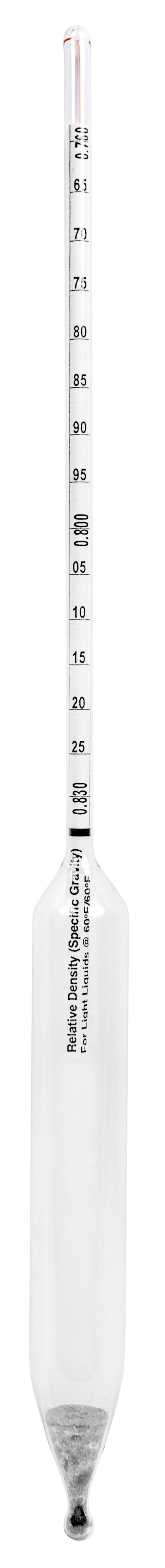 Precision Specific Gravity Hydrometers - 330mm - 6602 Series - Heathrow Scientific