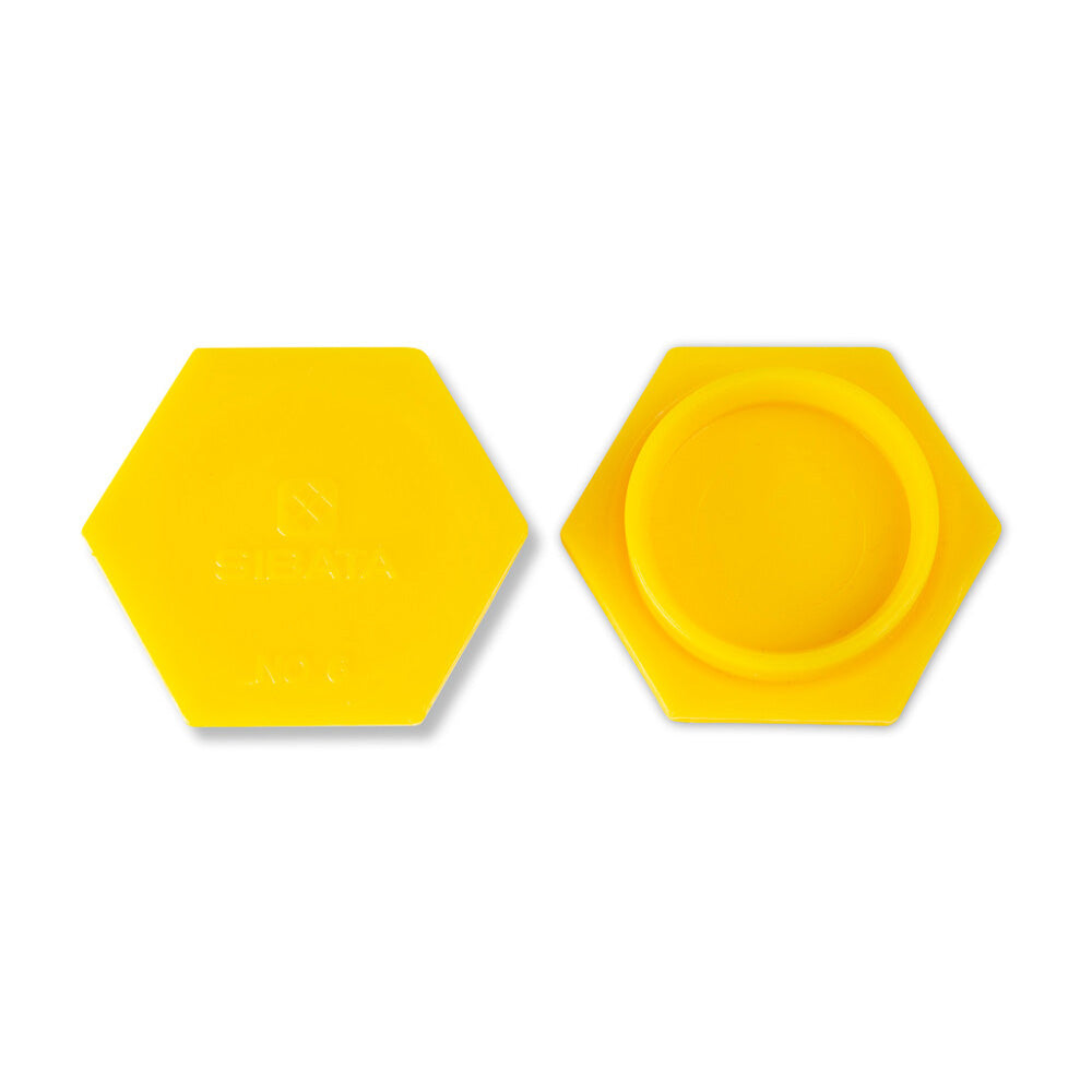 VEE GEE SC6 Snap Cap Size 6 Yellow Autoclavable Fits 2303A-1000 mL SIBATA Class A Volumetric Flask Replacement Cap