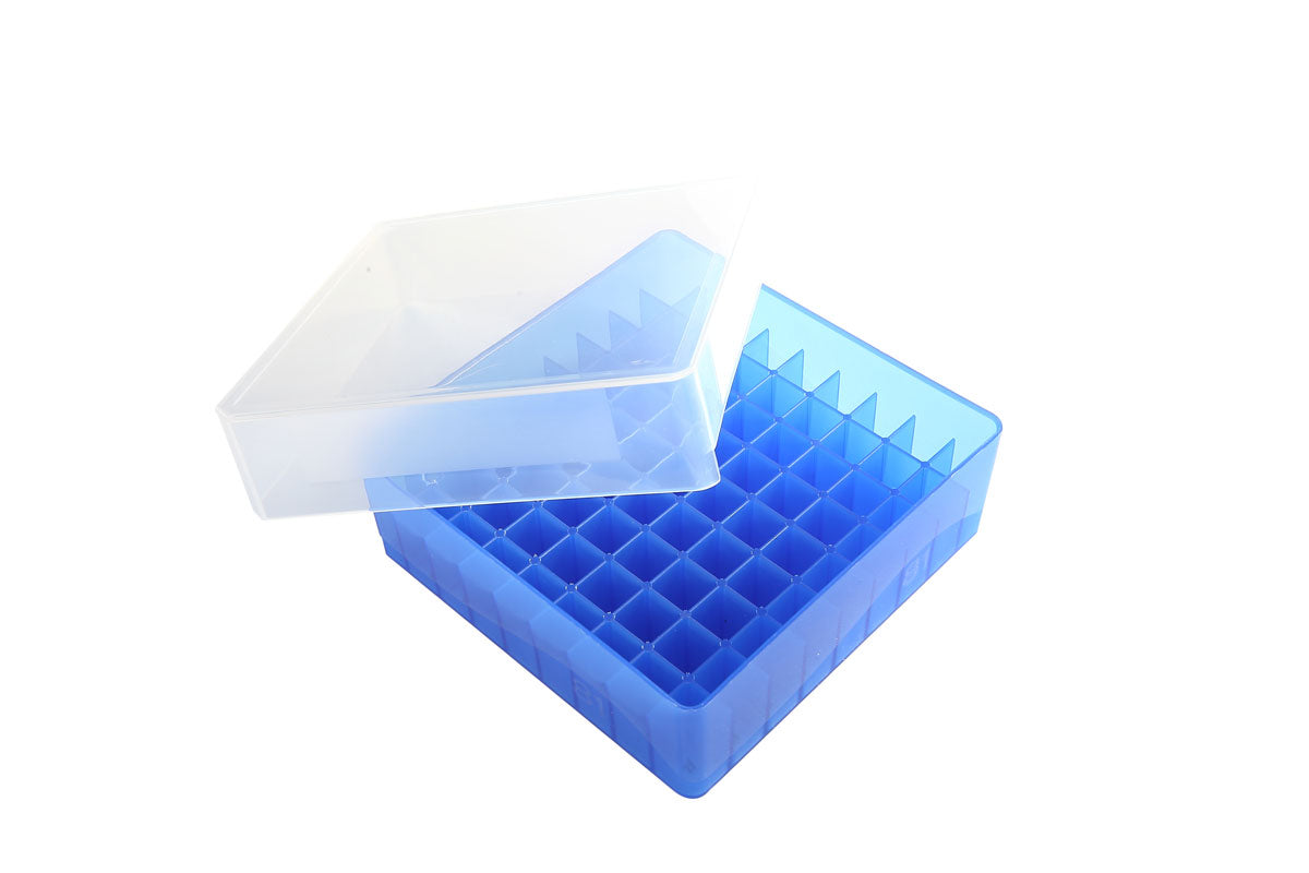 81-Well Microtube Storage Boxes - Heathrow Scientific - 120035