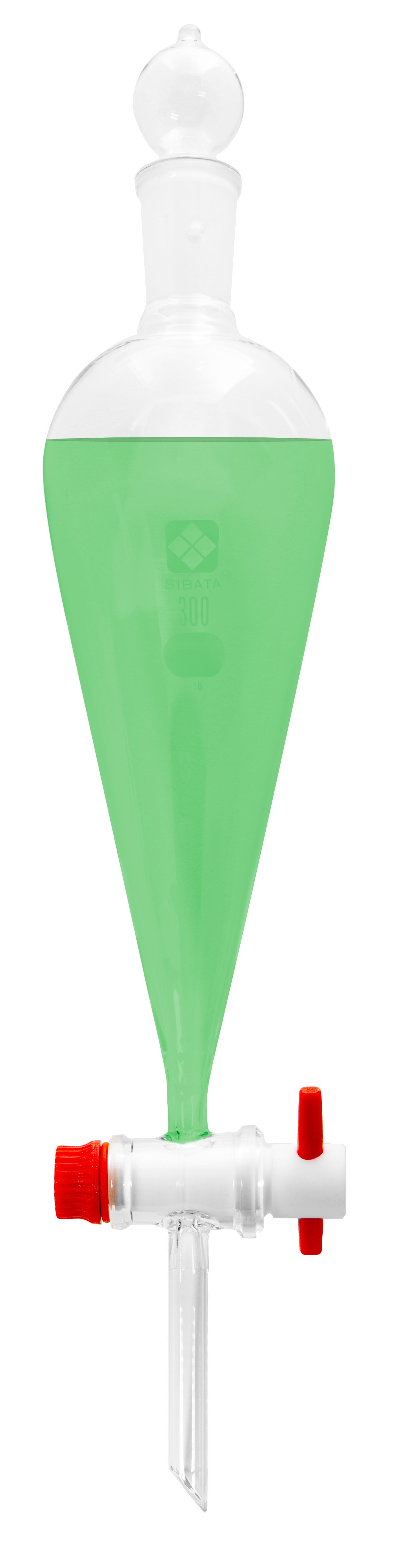 Glass Separatory Funnels - PTFE Stopcock - Heathrow Scientific Alternate Image 1 - Heathrow Scientific