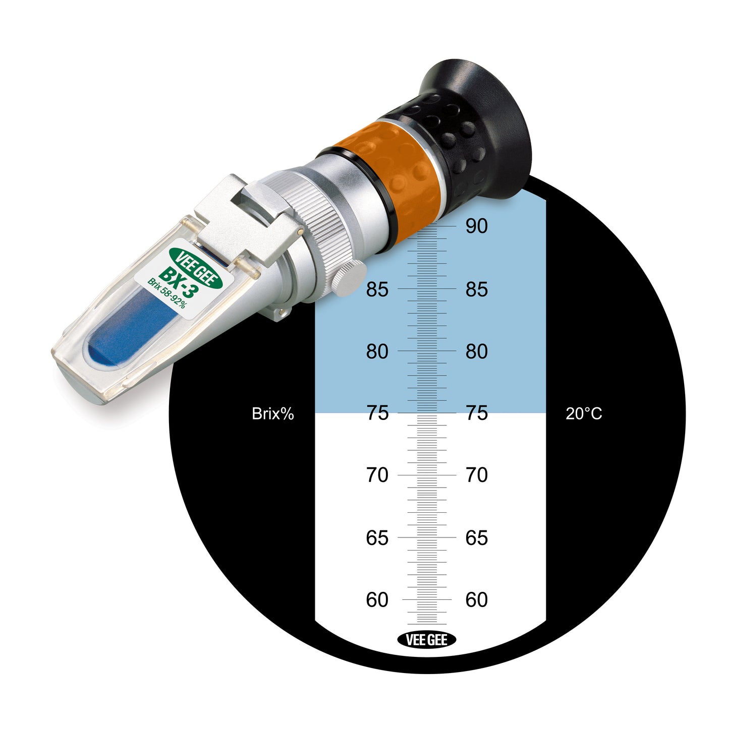 Heathrow Scientific Handheld Refractometers - 43000 Series | Brix & NaCl